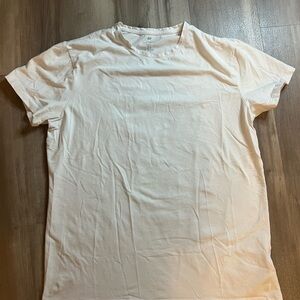 H&M White Short Sleeve Slim Fit Men's Tee